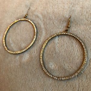 Circular Fashion Crystal Earrings